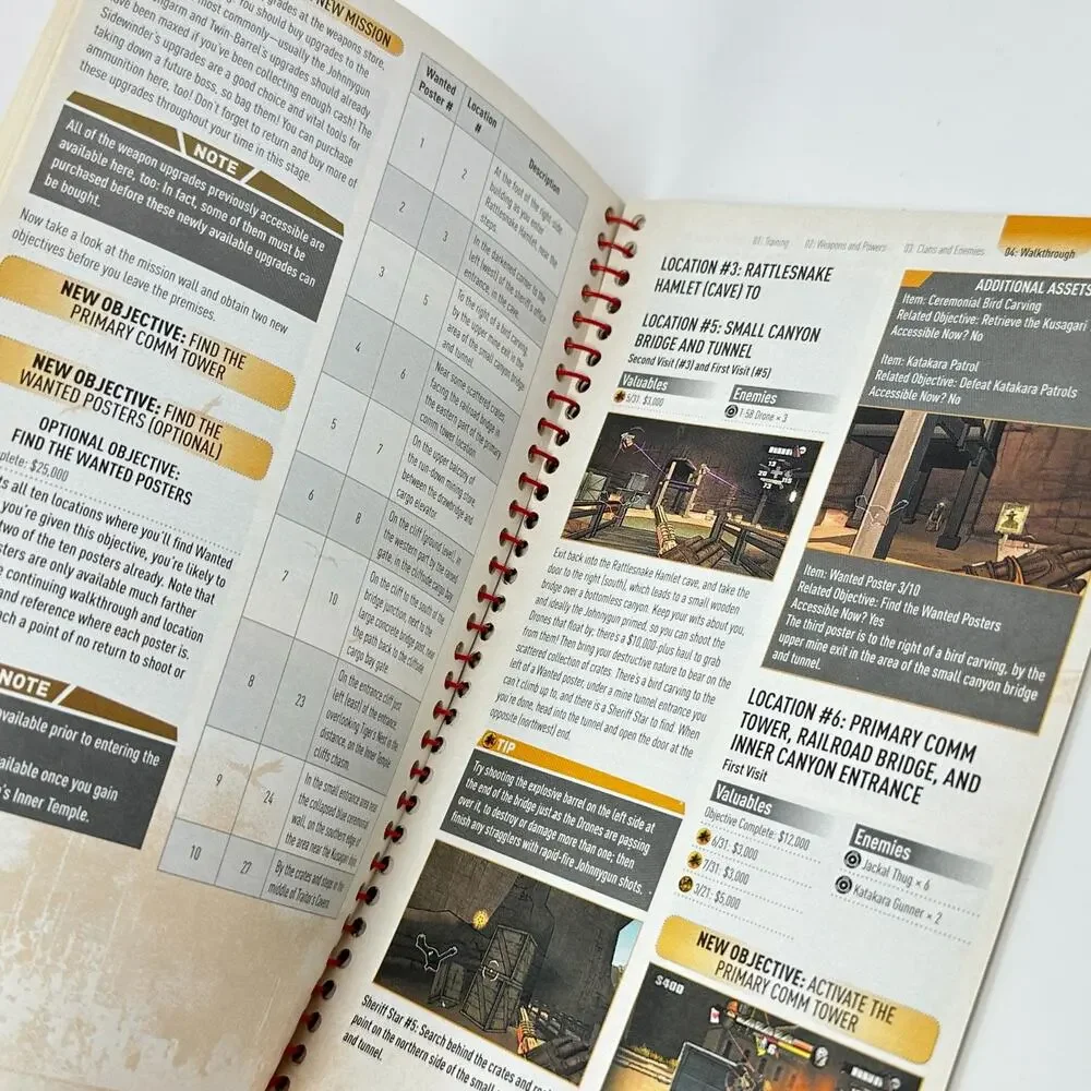 Prima Essential Guide Red Steel 2 Video Game Spiral Bound Wii Hack Slash FPS